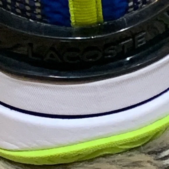 Lacoste AG-LT21 Ultra Tennis Shoes Men's NWOT Blue - BLU/BLK • 2M7 Size 10.5 - Picture 8 of 14